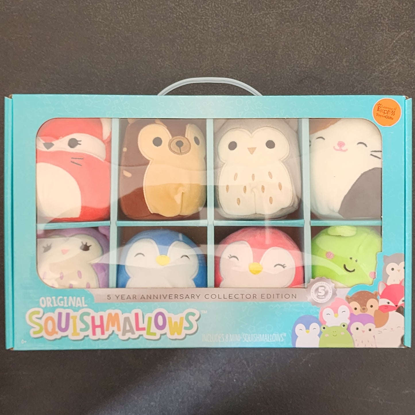 Squishmallows 5th Anniversary Gift Set - $15 ea | SRP $49.99 - 16 / case