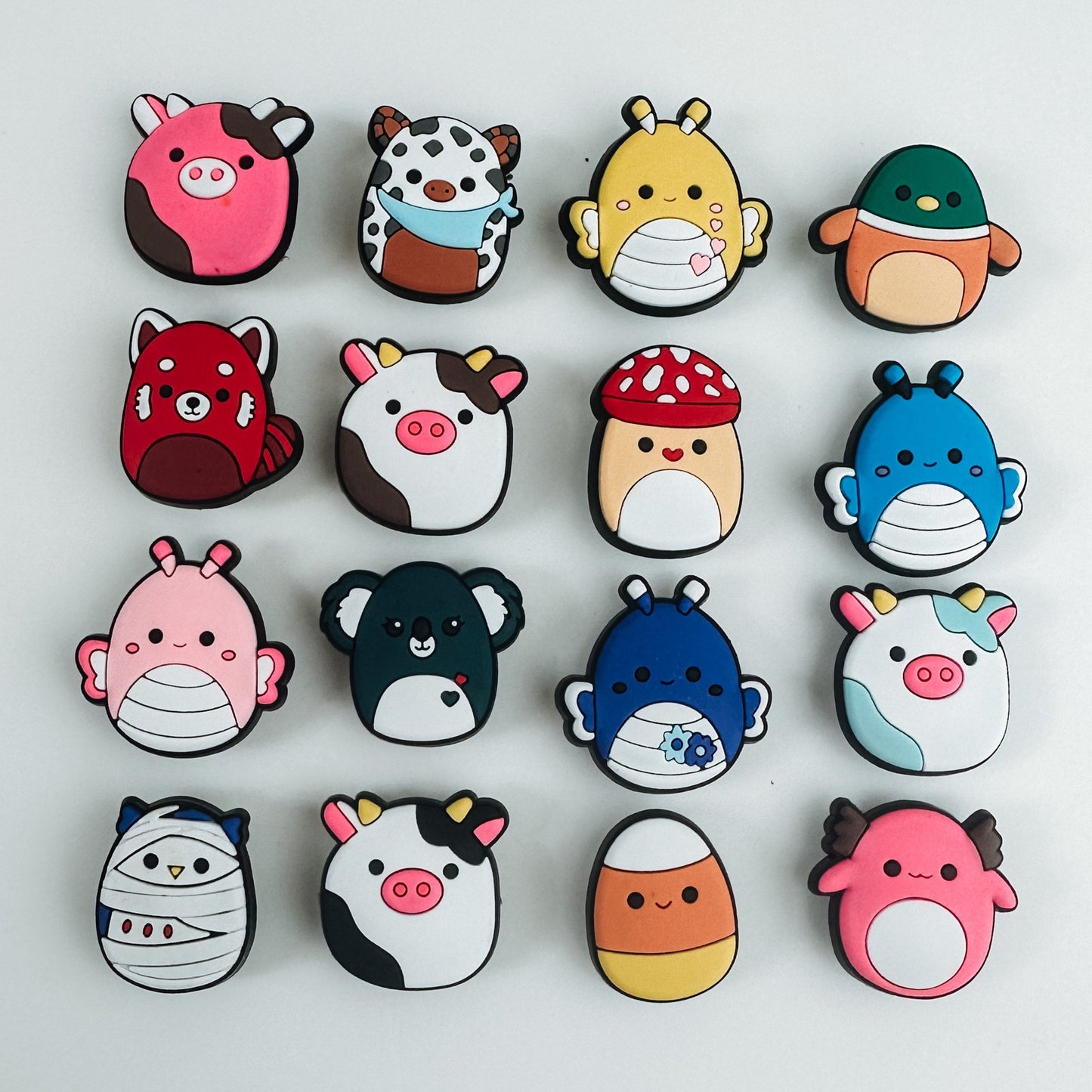 Item# 7109 - Shoe Charms Set 10 - Squishmallows | $0.40 ea | SRP $1.99 - 80 units
