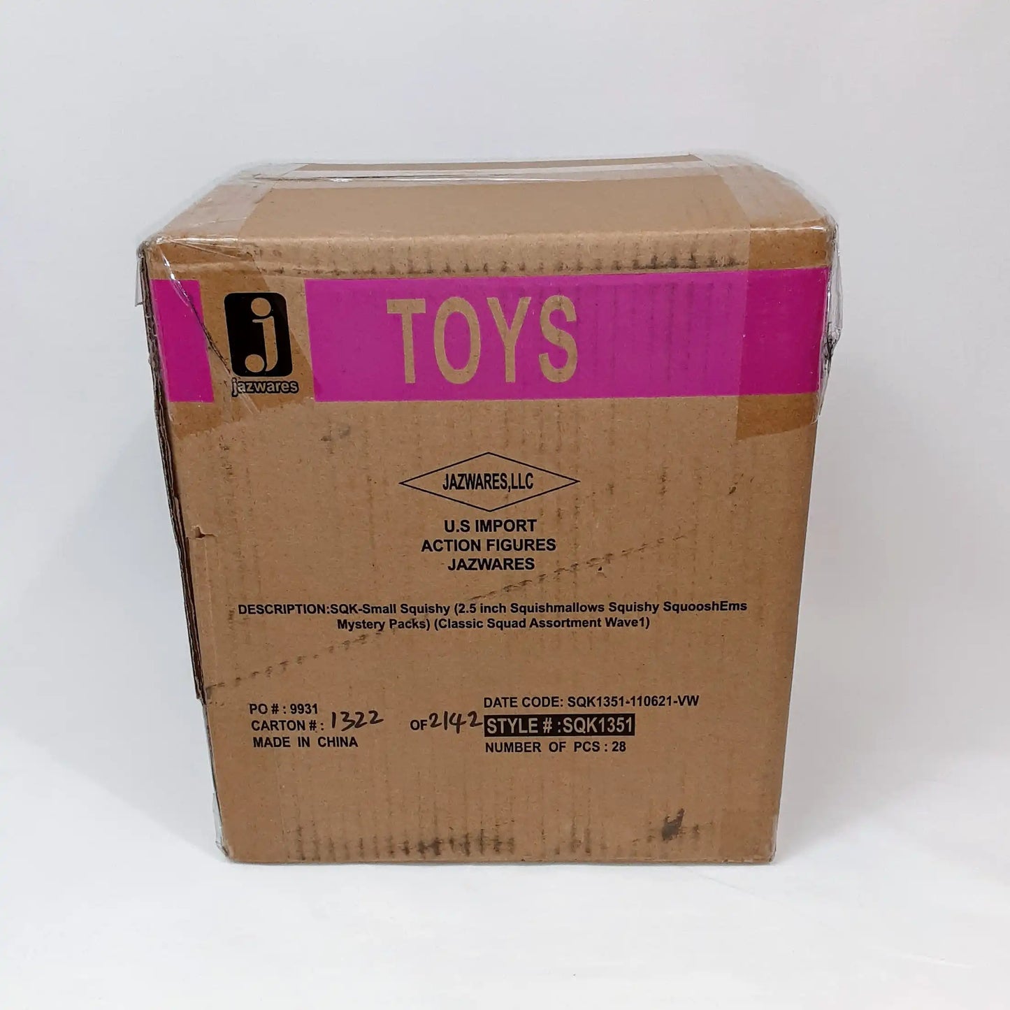 Item# 9996 - Squooshems Classic - $2.50 ea | SRP $4.99 - 28 units